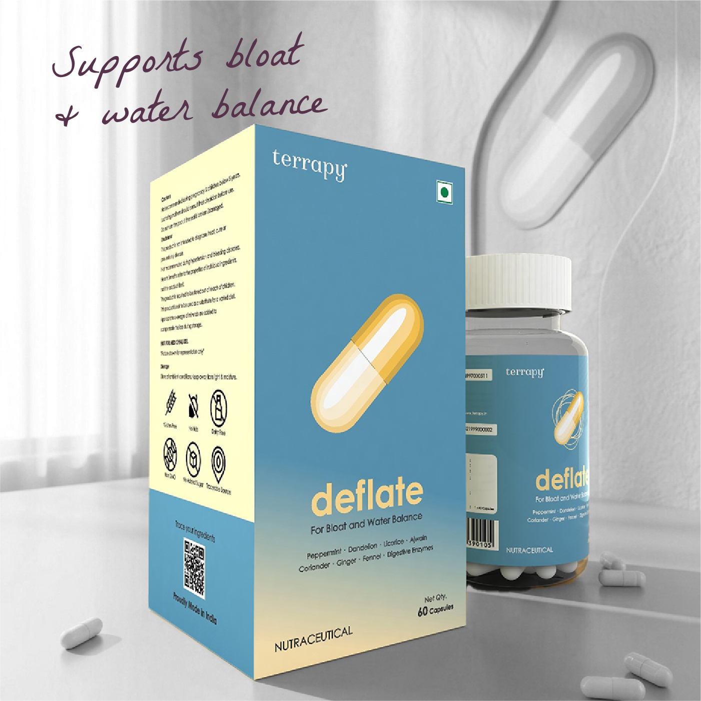Deflate digestive support supplement