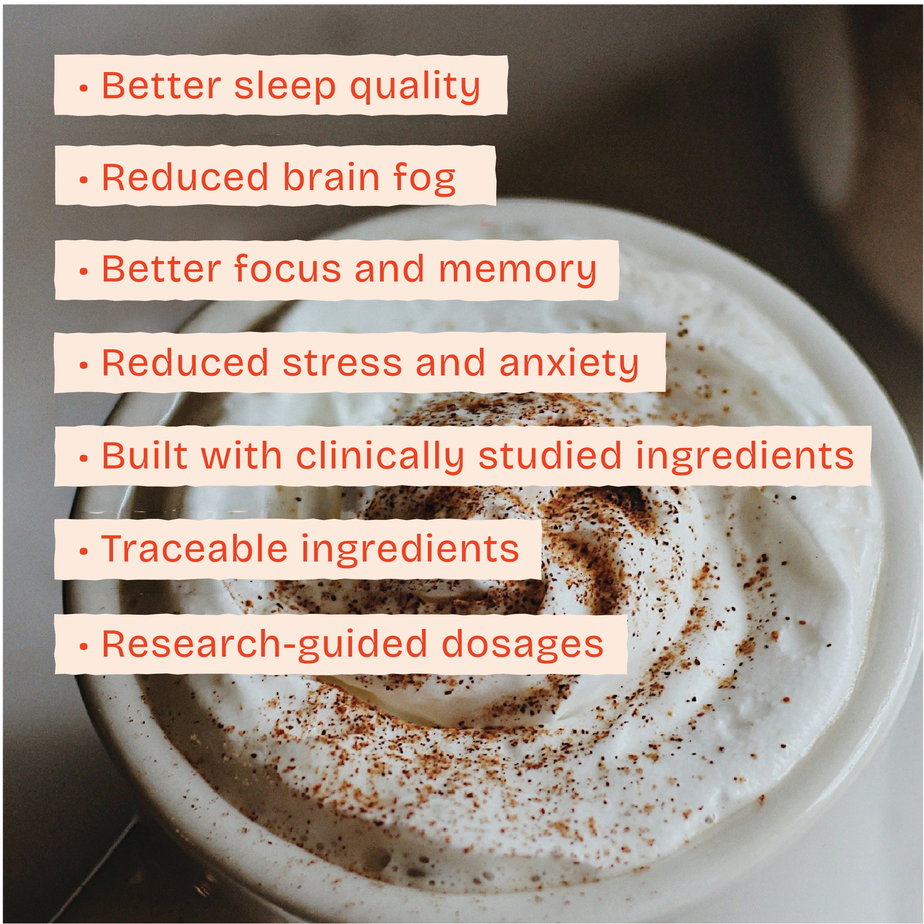 Mind Calm Supplement for poor sleep and anxiety